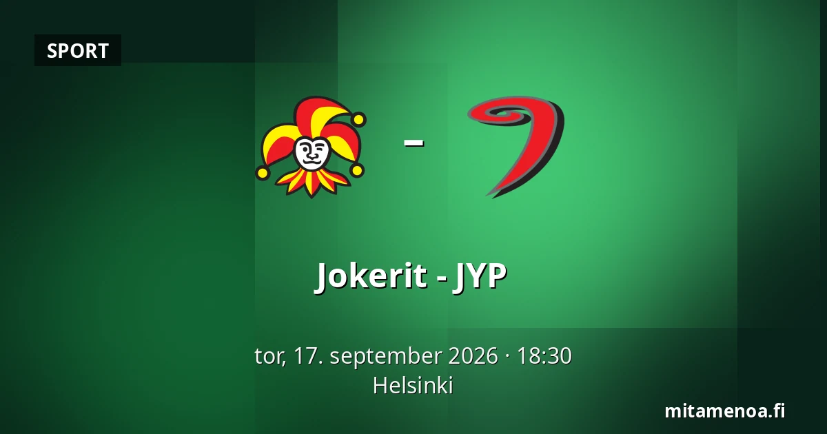 Jokerit – JYP — Helsinki