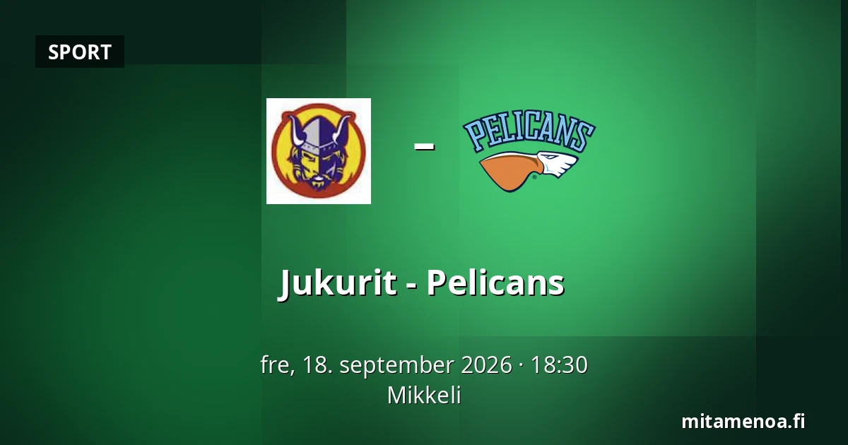 Jukurit – Pelicans — Mikkeli