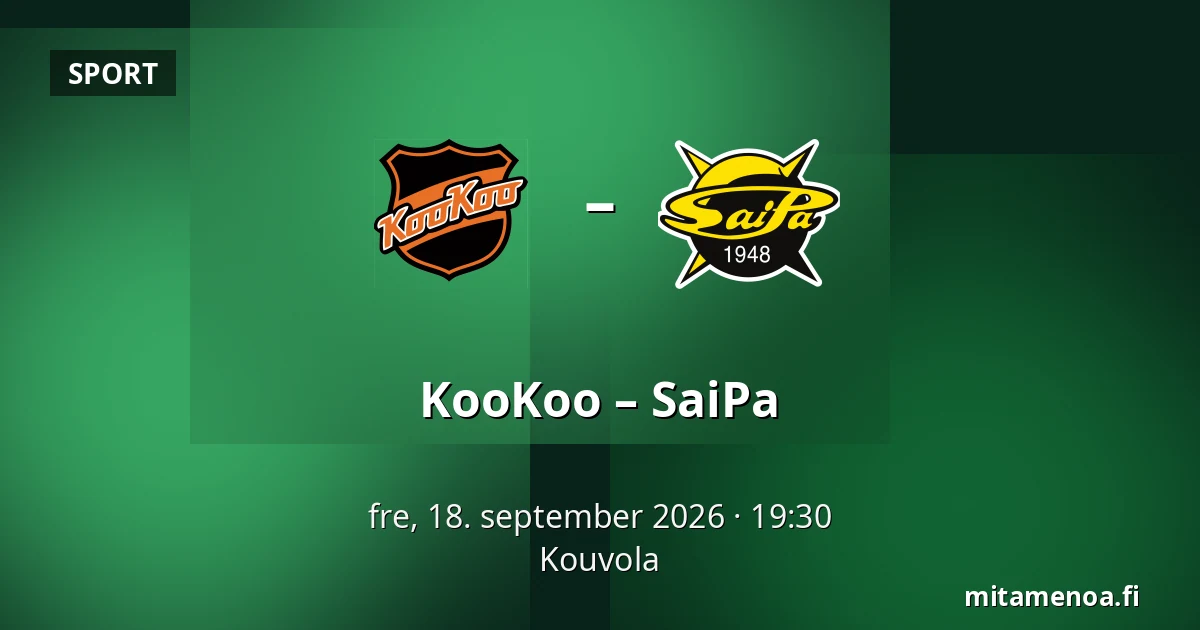 KooKoo – SaiPa — Kouvola