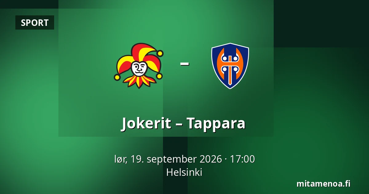 Jokerit – Tappara — Helsinki