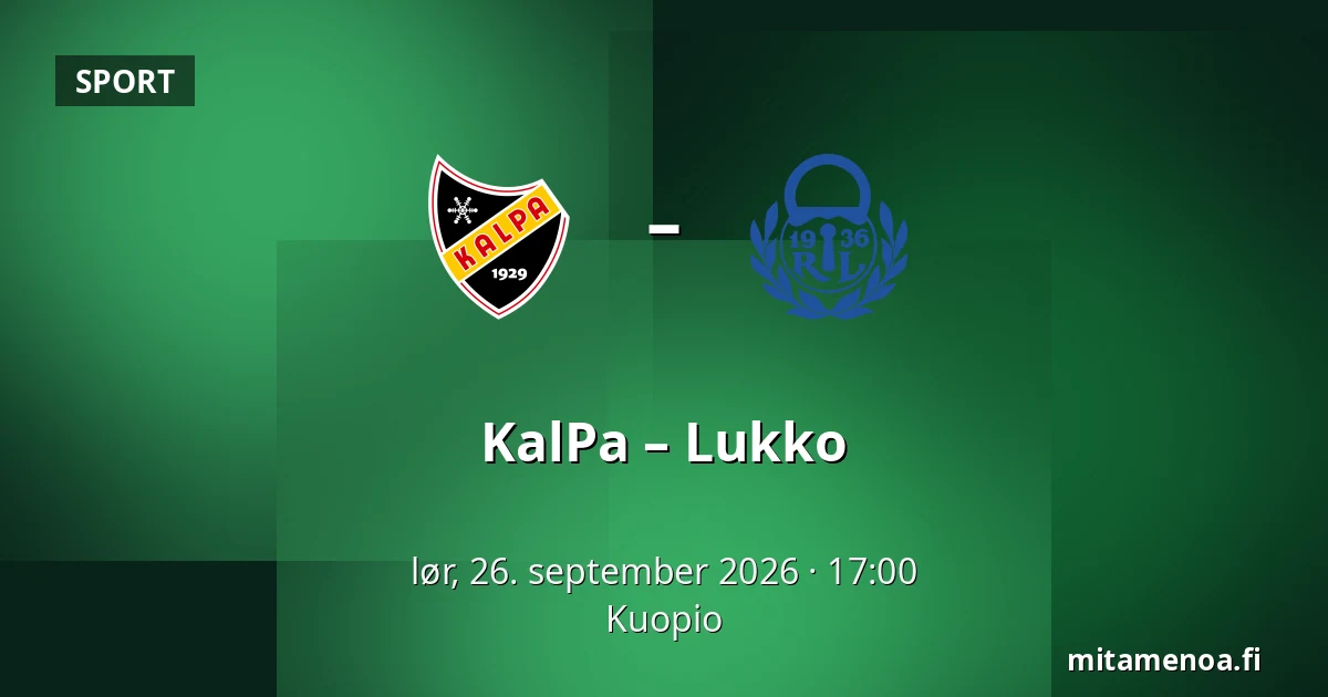 KalPa – Lukko — Kuopio