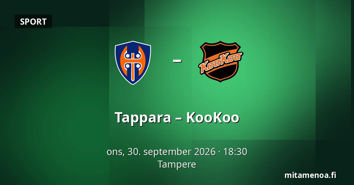 Tappara – KooKoo — Tampere