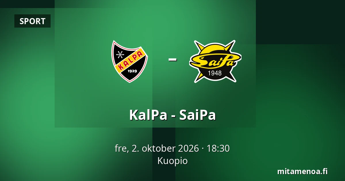 KalPa – SaiPa — Kuopio