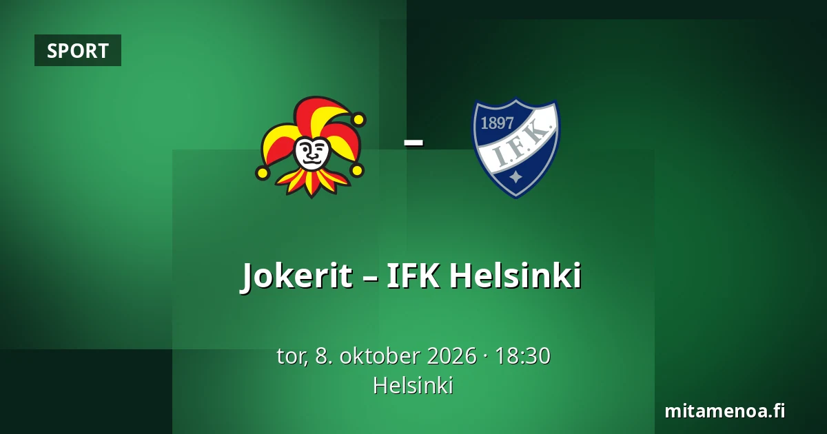 Jokerit – IFK Helsinki — Helsinki