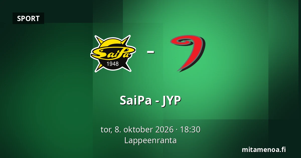 SaiPa – JYP — Lappeenranta
