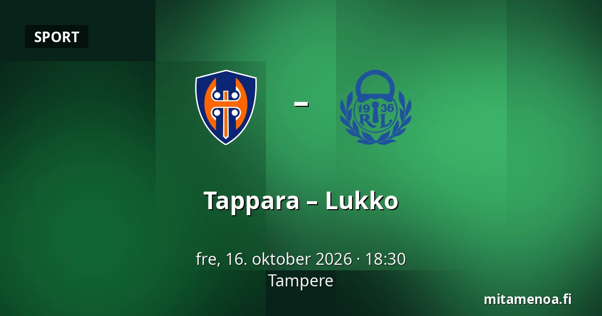 Tappara – Lukko — Tampere