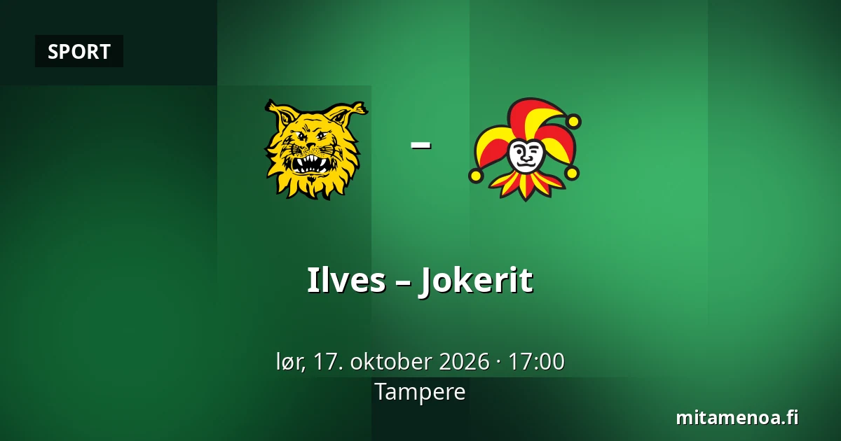 Ilves – Jokerit — Tampere