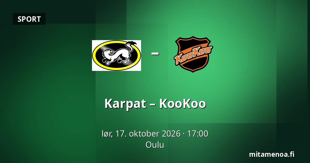 Karpat – KooKoo — Oulu