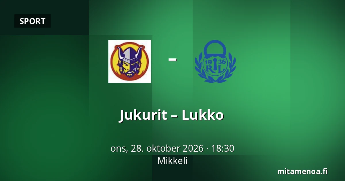 Jukurit – Lukko — Mikkeli