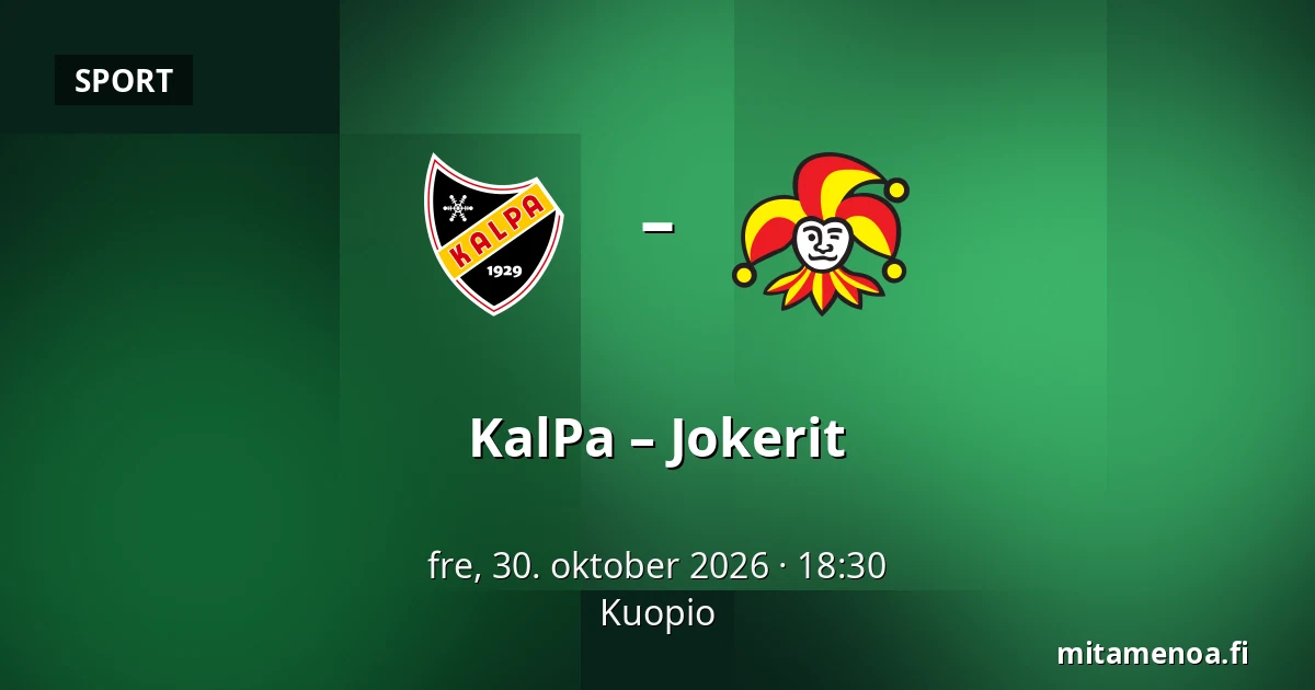 KalPa – Jokerit — Kuopio