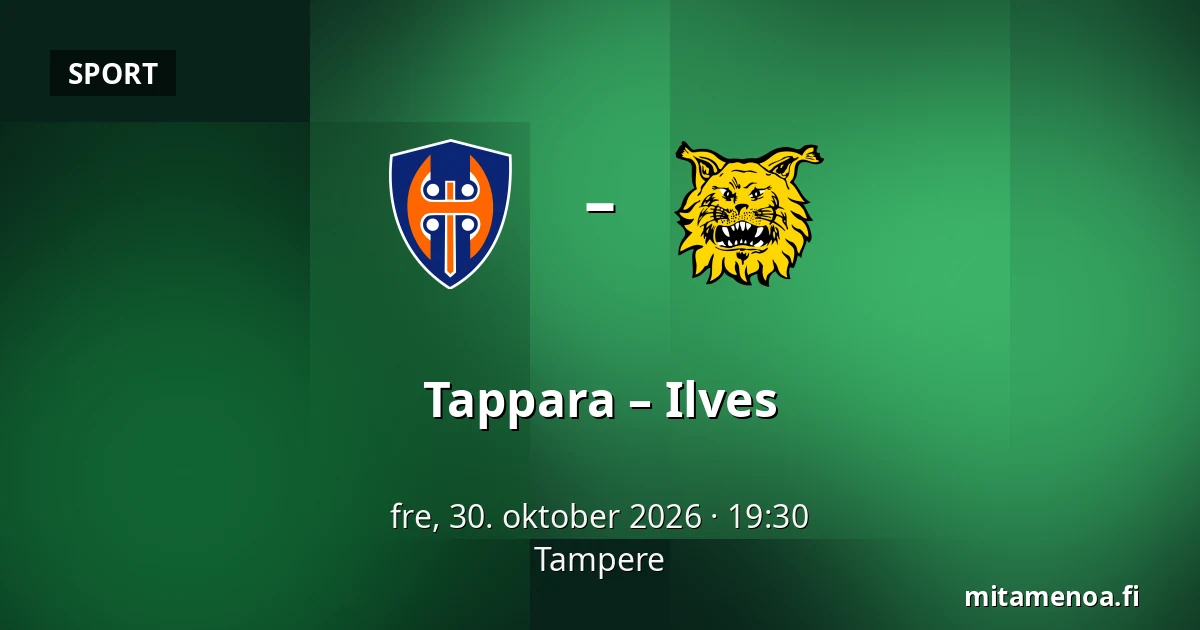 Tappara – Ilves — Tampere