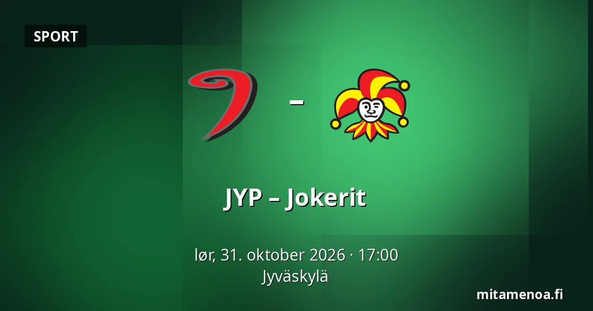 JYP – Jokerit — Jyväskylä