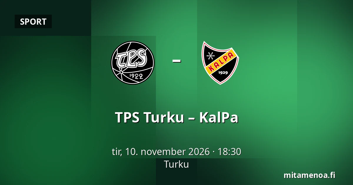 TPS Turku – KalPa — Turku