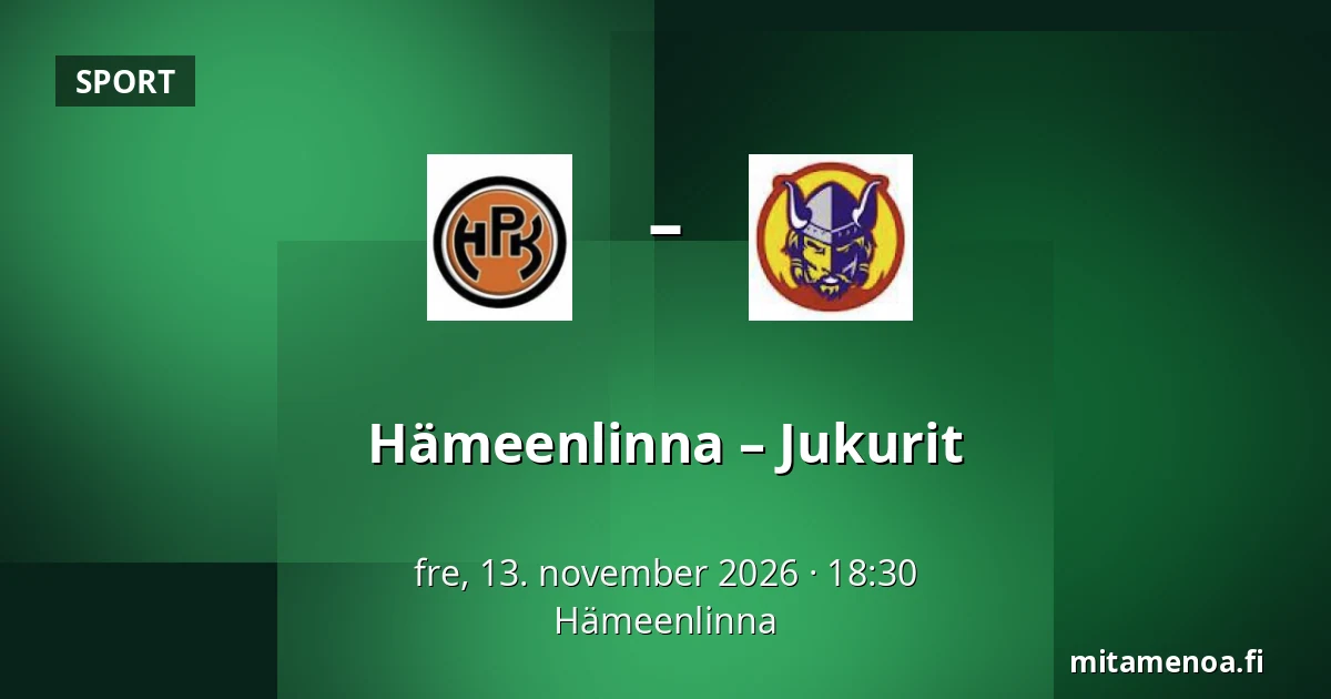 Hameenlinna – Jukurit — Hämeenlinna