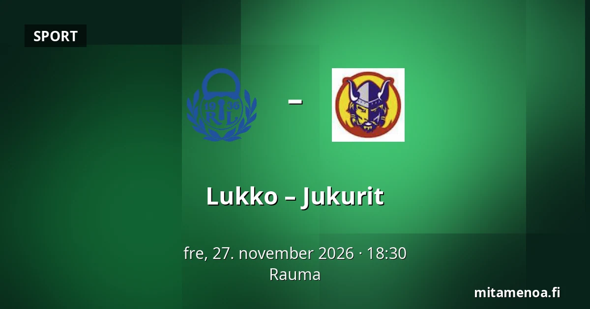 Lukko – Jukurit — Rauma