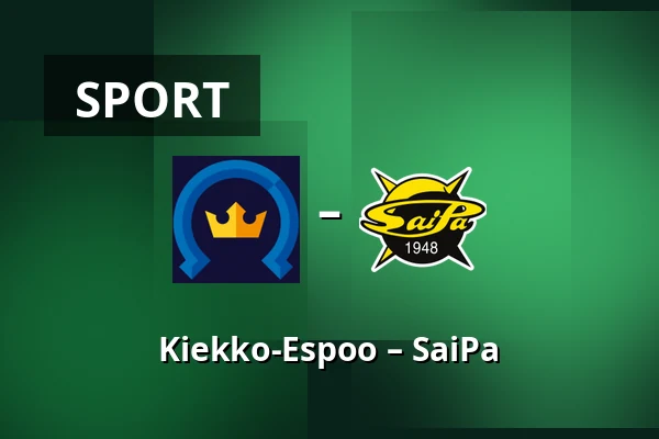 Kiekko-Espoo – SaiPa — Espoo