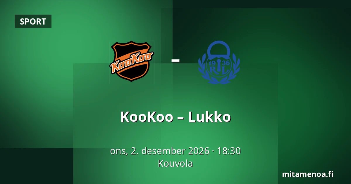 KooKoo – Lukko — Kouvola