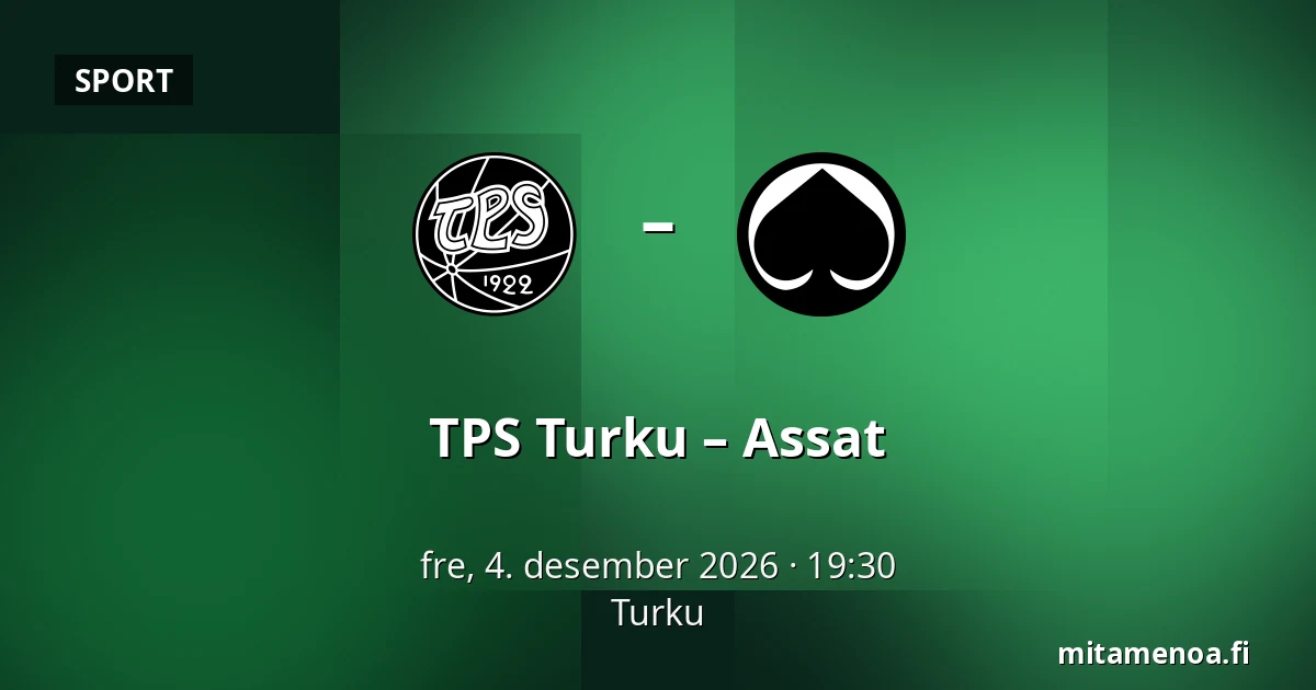 TPS Turku – Assat — Turku
