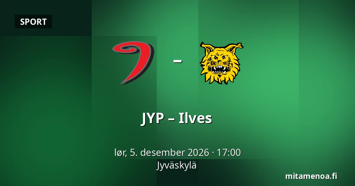 JYP – Ilves — Jyväskylä
