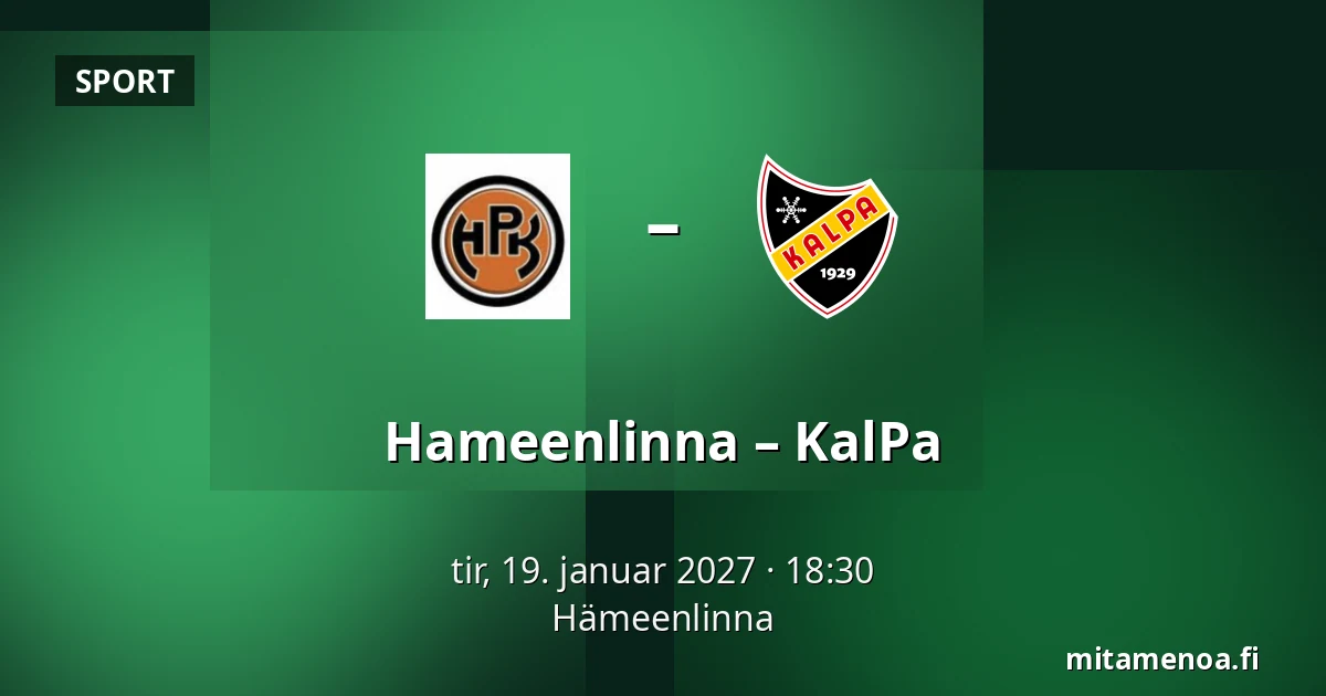 Hameenlinna – KalPa — Hämeenlinna