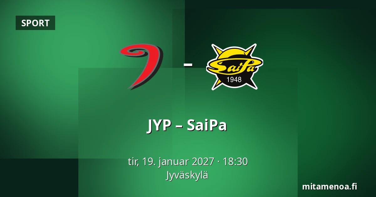 JYP – SaiPa — Jyväskylä