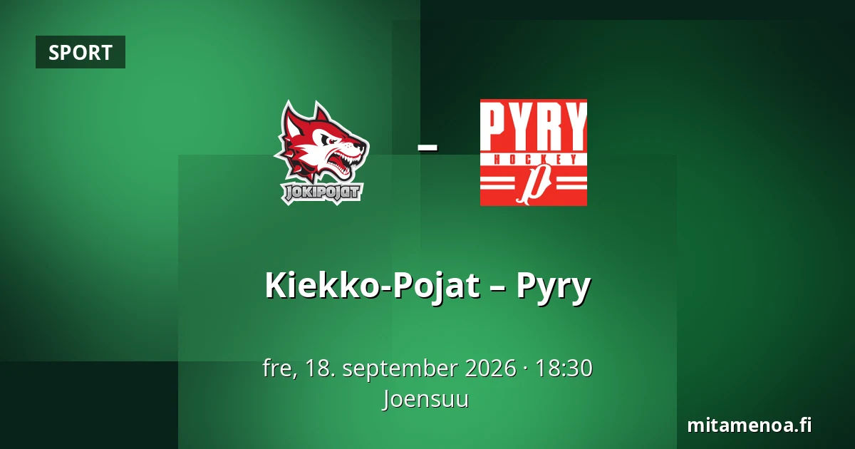 Kiekko-Pojat – Pyry — Joensuu