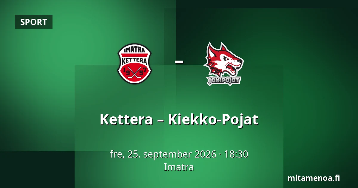 Kettera – Kiekko-Pojat — Imatra