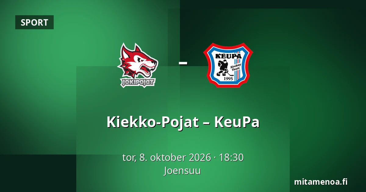 Kiekko-Pojat – KeuPa — Joensuu