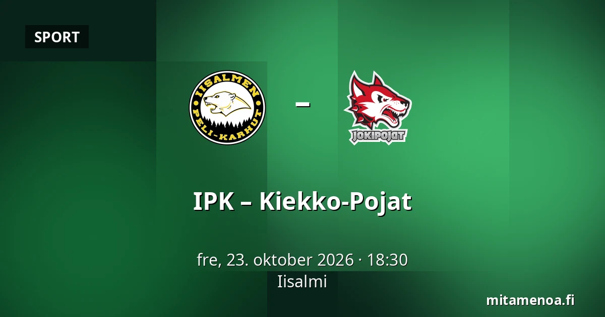 IPK – Kiekko-Pojat — Iisalmi