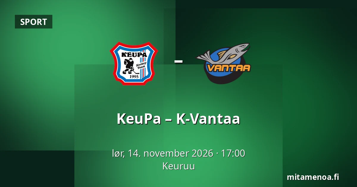 KeuPa – K-Vantaa — Keuruu