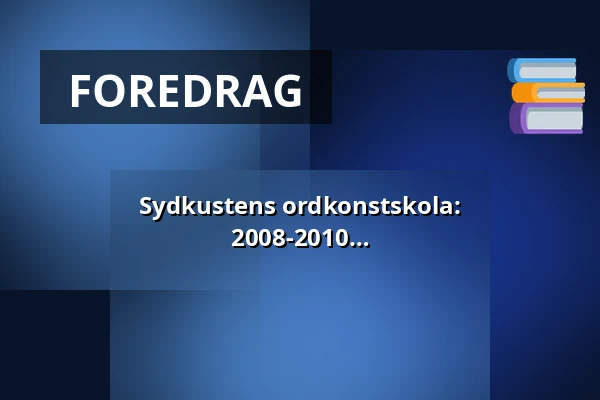 Sydkustens ordkonstskola: Skildringscheferna - 16-18 år, født 2008-2010 — Annantalo, Helsinki