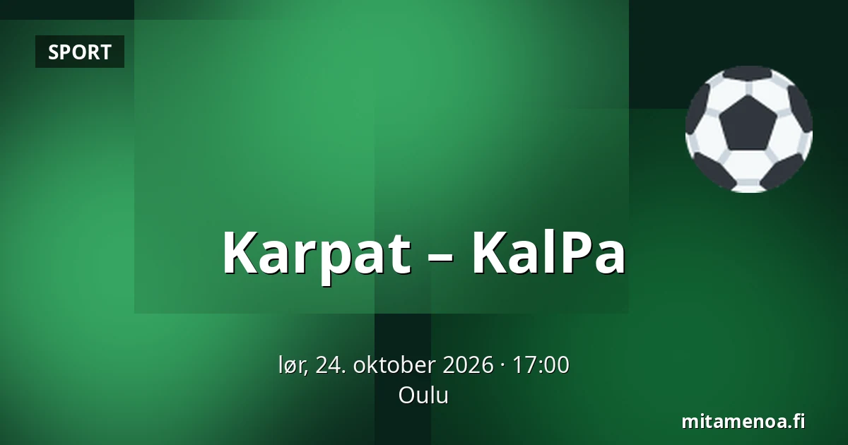 Karpat – KalPa — Oulu