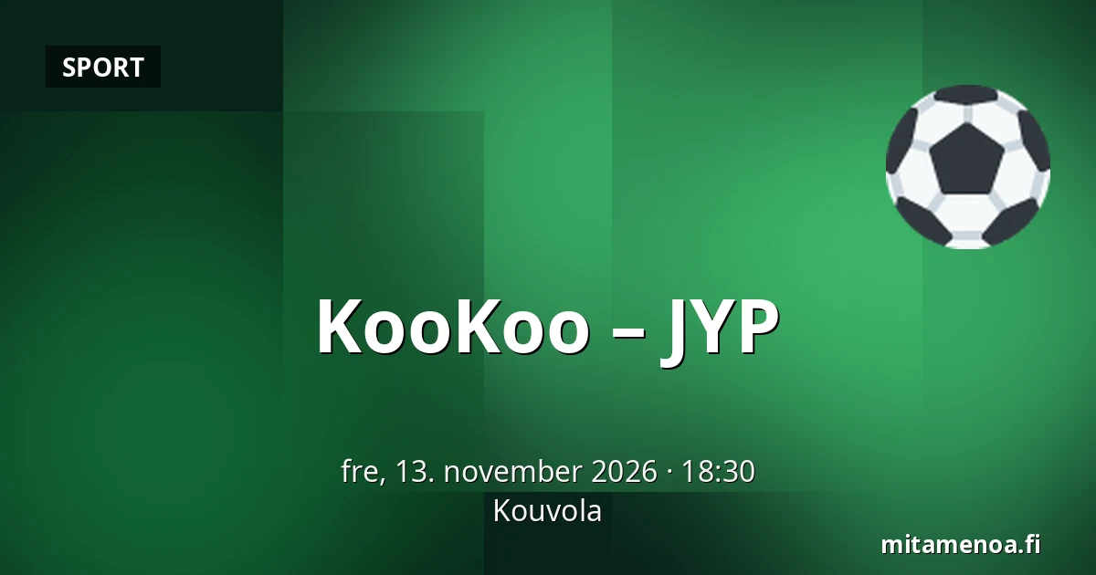 KooKoo – JYP — Kouvola