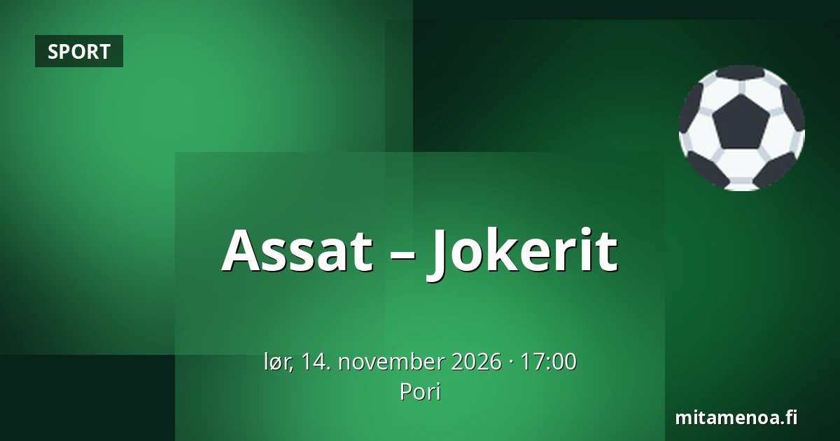 Assat – Jokerit — Pori