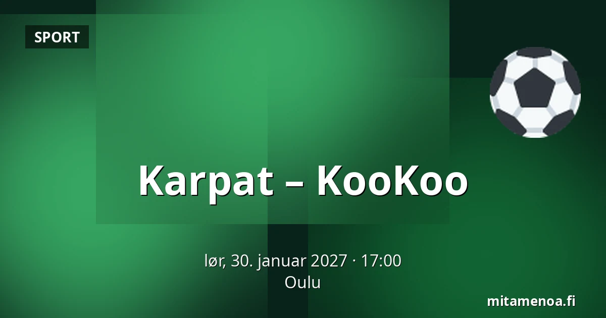 Karpat – KooKoo — Oulu