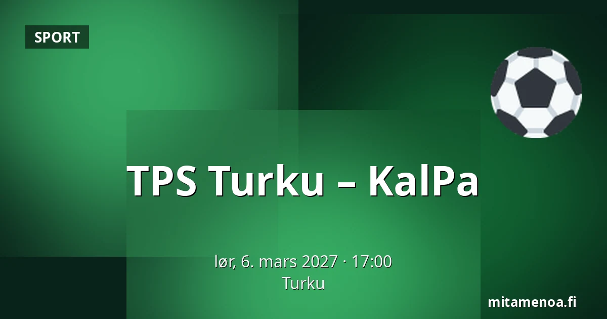 TPS Turku – KalPa — Turku