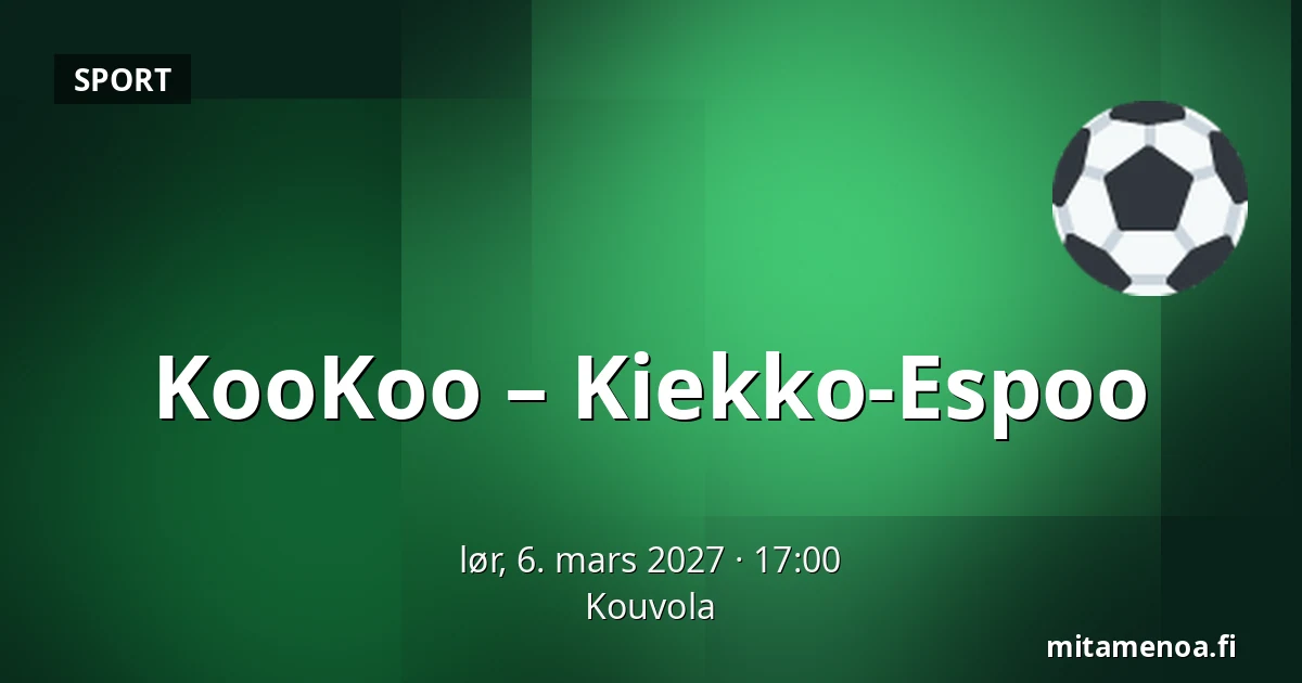 KooKoo – Kiekko-Espoo — Kouvola