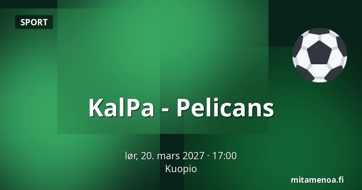 KalPa – Pelicans — Kuopio
