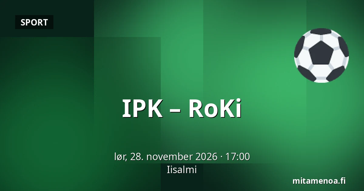 IPK – RoKi — Iisalmi