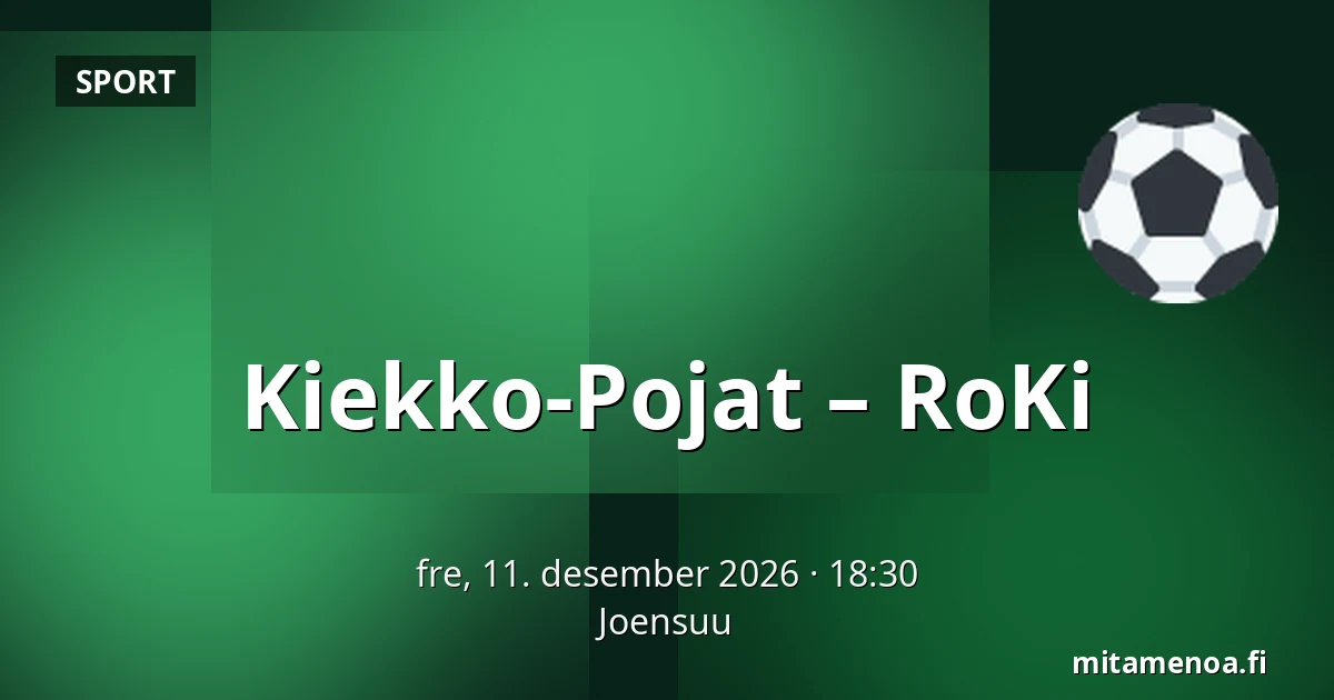 Kiekko-Pojat – RoKi — Joensuu