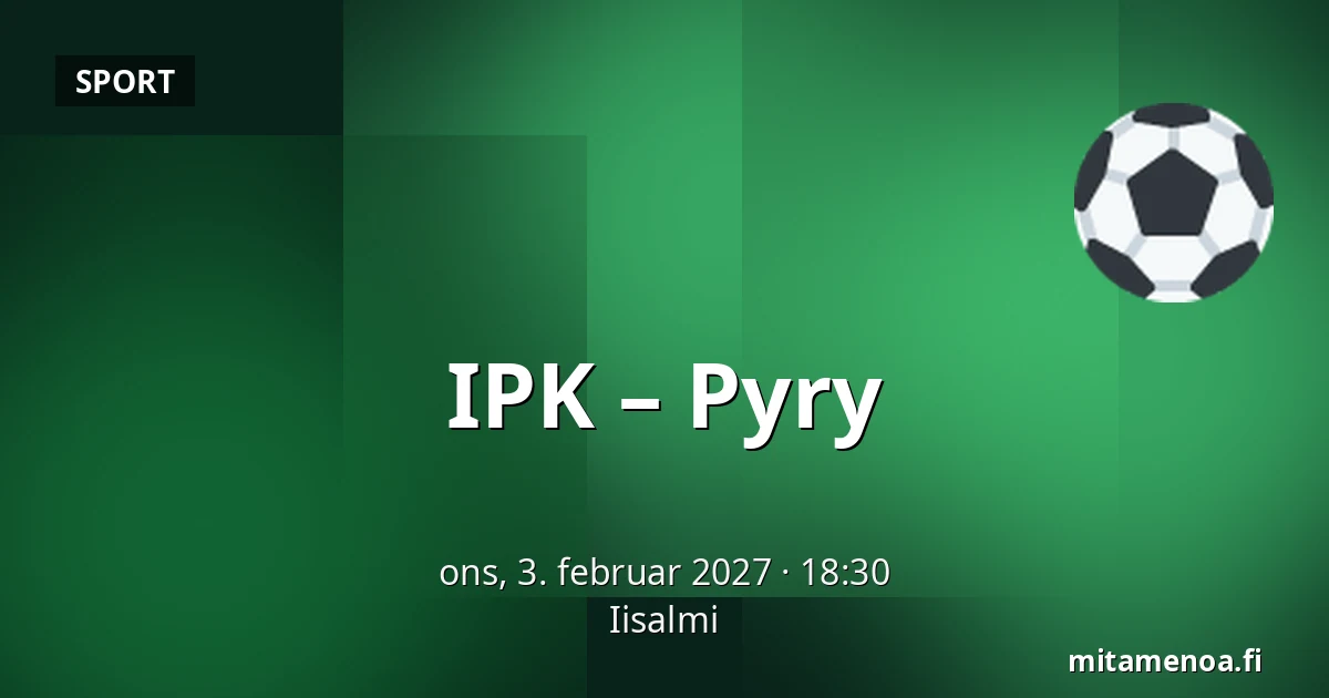 IPK – Pyry — Iisalmi