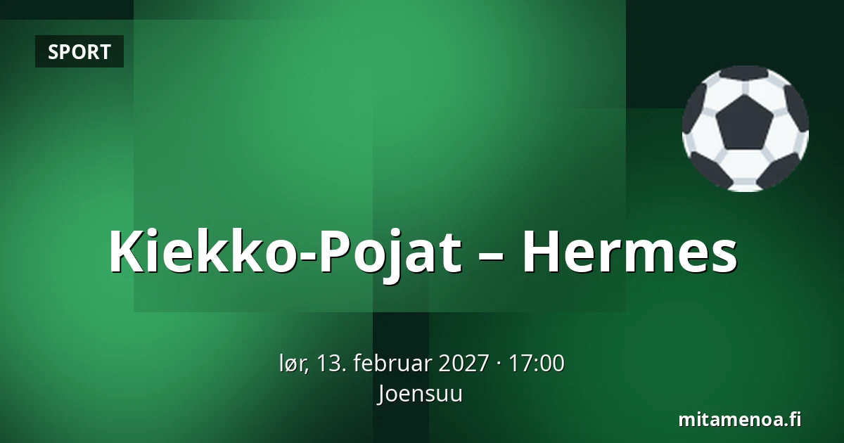 Kiekko-Pojat – Hermes — Joensuu