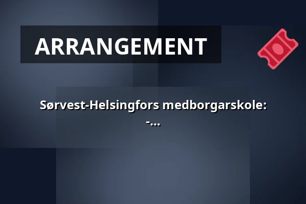 Sørvest-Helsingfors medborgarskole: Barn-voksen kunstverksted for 6-8-åringar - 6-8-åringar, født 2018-2020 — Annantalo, Helsinki