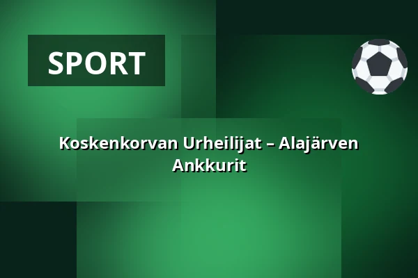 Koskenkorva Idrettslag - Alajärvi Anker — Sähkökoje Areena, Koskenkorva (Ilmajoki), Ilmajoki