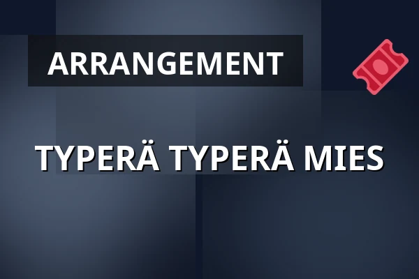 TYPERÄ TYPERÄ MIES — Käpylän lippakiska, Helsinki