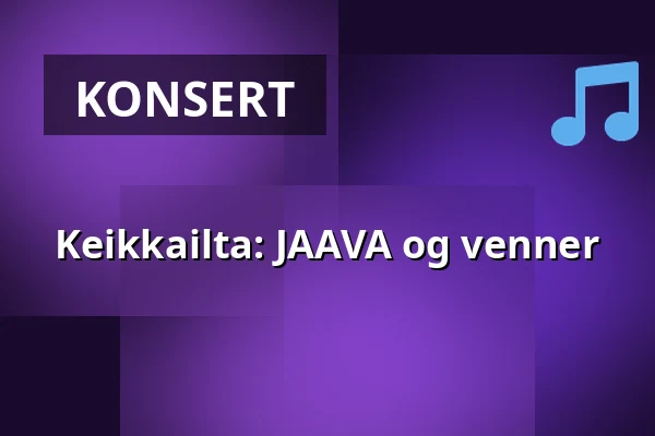 Keikkailta: JAAVA og venner — kalasatama vapaakaupunki olohuone, Helsinki