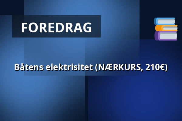 Båtens elektrisitet (NÆRKURS, 210€) — Helsinki