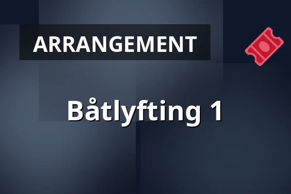Båtlyfting 1 — siuntion venekerho, Siuntio