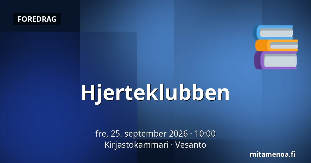Hjerteklubben — Kirjastokammari, Vesanto