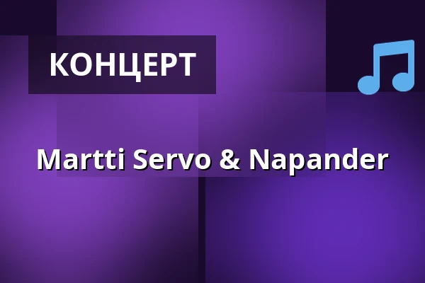 Martti Servo & Napander — Tavastia-klubi, Helsingfors